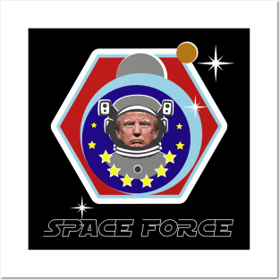 Trump Space Viribus Astra Posters and Art
